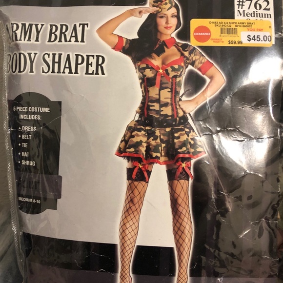 Other - Brand new sexy army brat costume